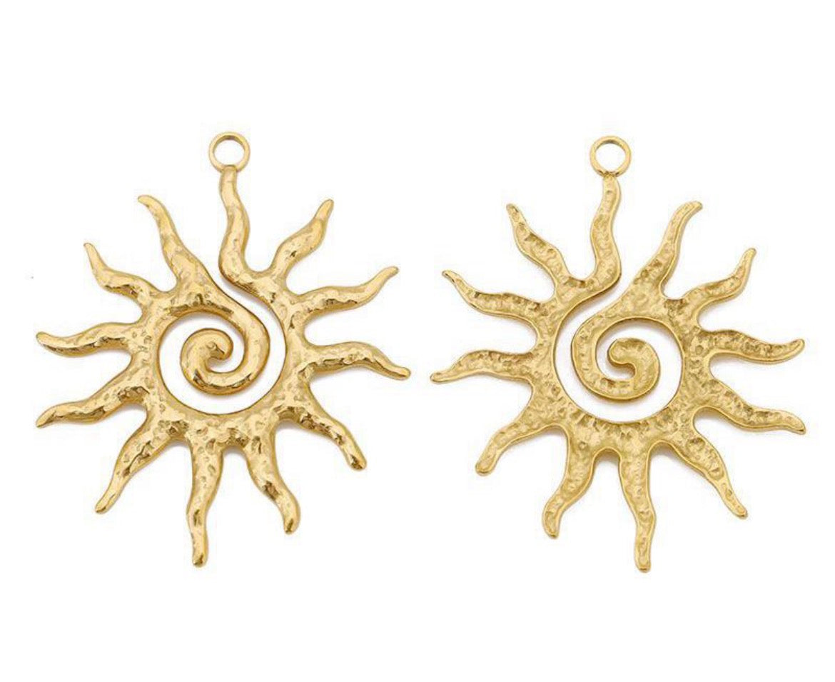 Spiral Sun Pendant