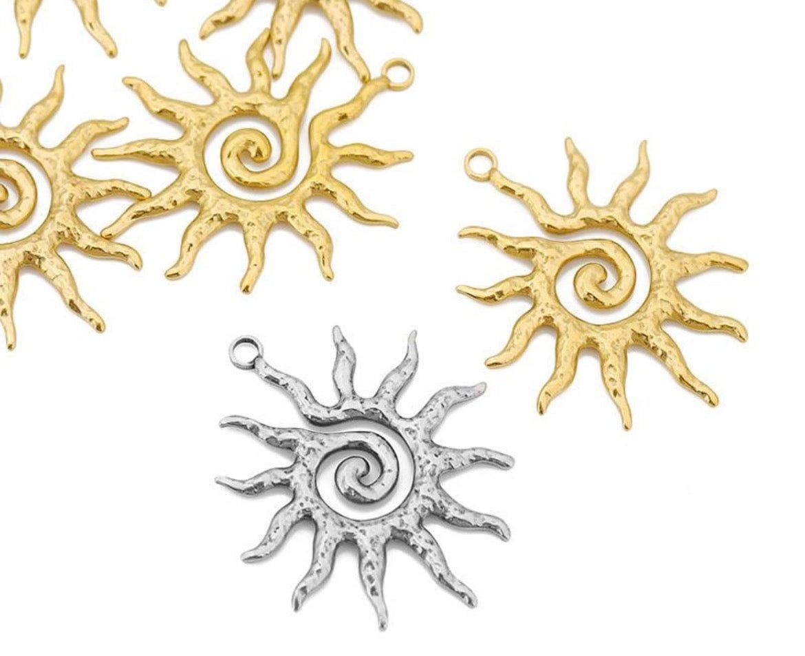Spiral Sun Pendant